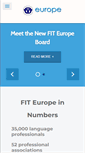 Mobile Screenshot of fit-europe.org